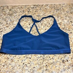 Under Armour Blue Strappy Back Sports Bra